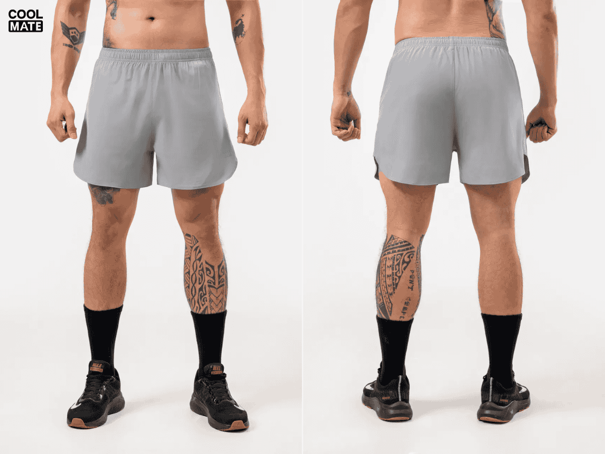 Mẫu quần shorts chạy bộ Economy II  dành cho runner 