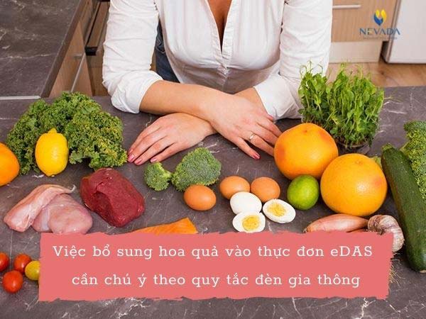 chế độ ăn kiêng EDAS tuân thủ nguyên tắc đèn giao thông