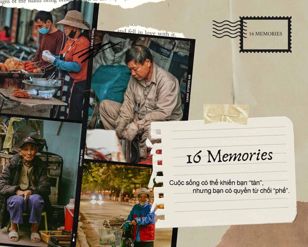 Hình ảnh người dân lao động Hải Phòng, dự án 16 Memories