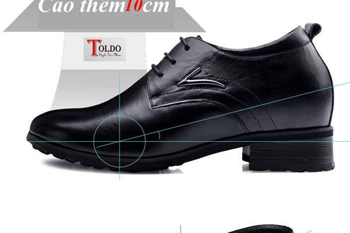 Giày da nam tăng chiều cao Toldo