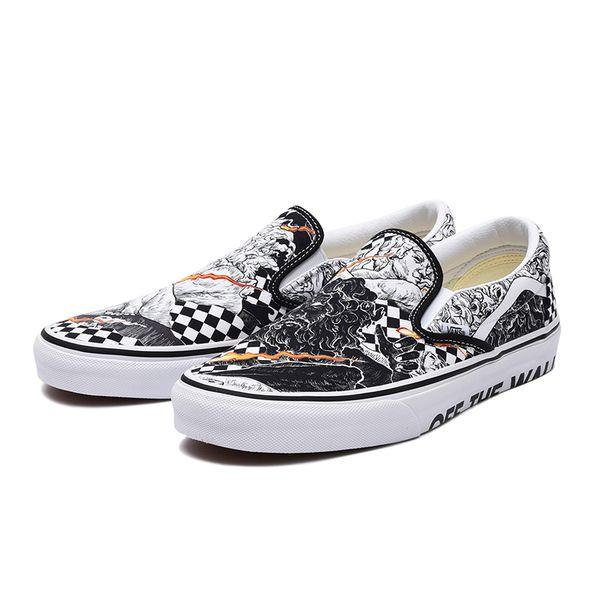 Mẫu giày Vans Classic Slip-On custom họa tiết thần thoại Hy Lạp