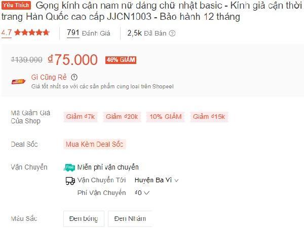 Hơn 2k sản phẩm đã bán ra trên thị trường