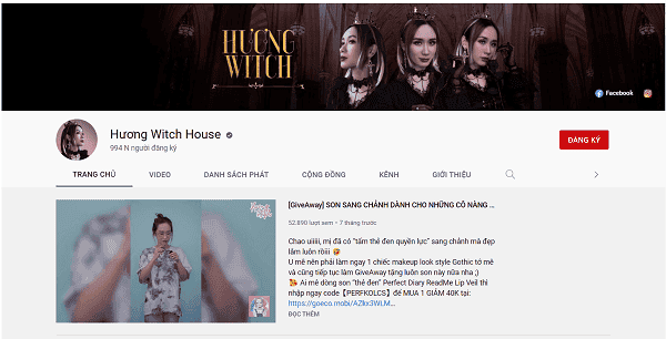 hương witch schannel sinh năm bao nhiêu