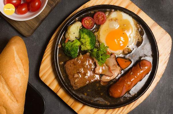 Bánh mì chảo nóng hổi