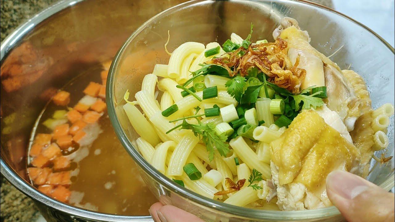 Nui gà - món ăn sáng đơn giản