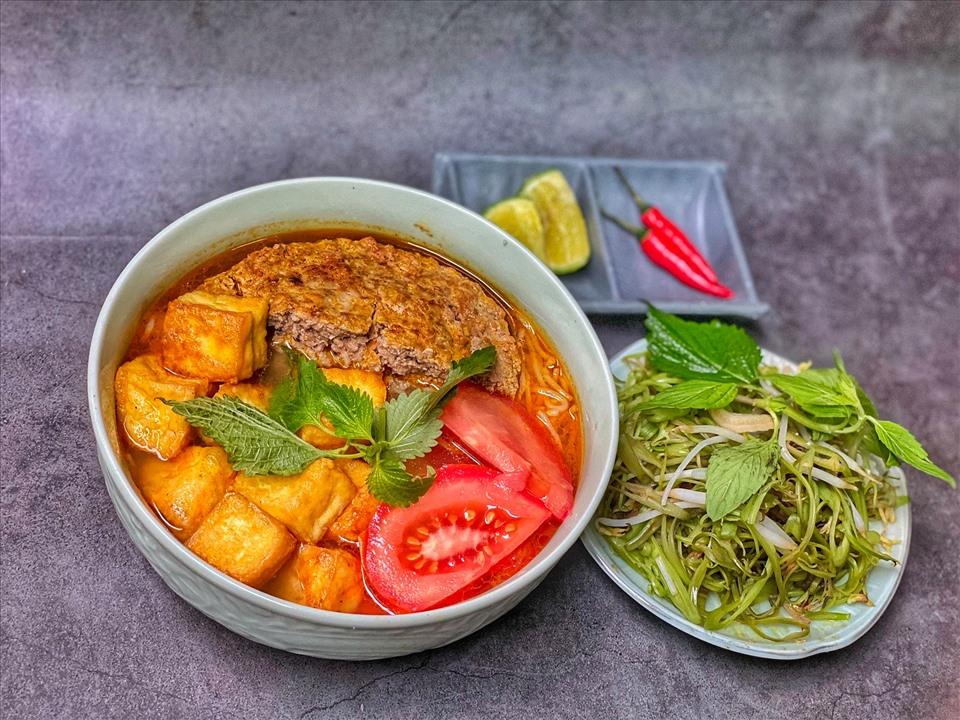 Bún riêu cua - món ăn sáng thơm ngon