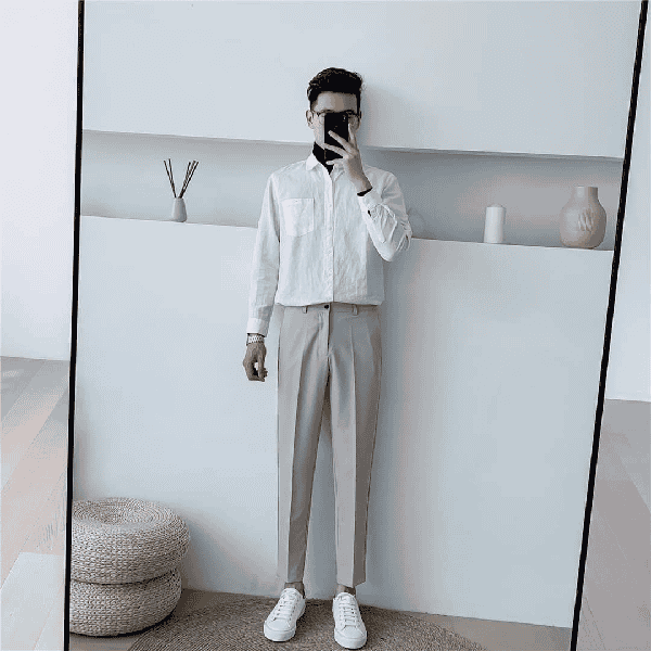 Quần âu dáng slimfit chuẩn thiết kế Hàn Quốc tôn dáng