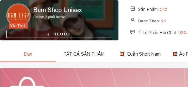 Bum Shop – shop bán áo tay dài mua nhiều nhất Shopee