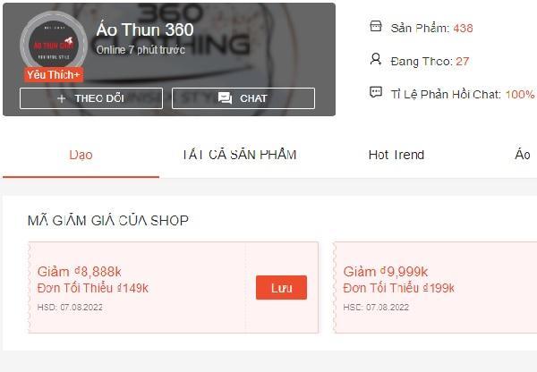 Thiên đường áo thun cho mọi khách hàng