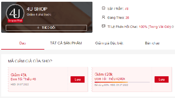 Shop bán thắt lưng 4USHOP