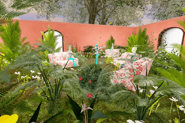 Triển lãm mang tên “Archetypes Gucci Garden” của Gucci trong Roblox được tổ chức vào tháng 5 năm 2021