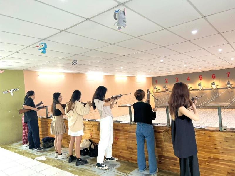 Địa điểm bắn súng hơi được nhiều bạn trẻ yêu thích