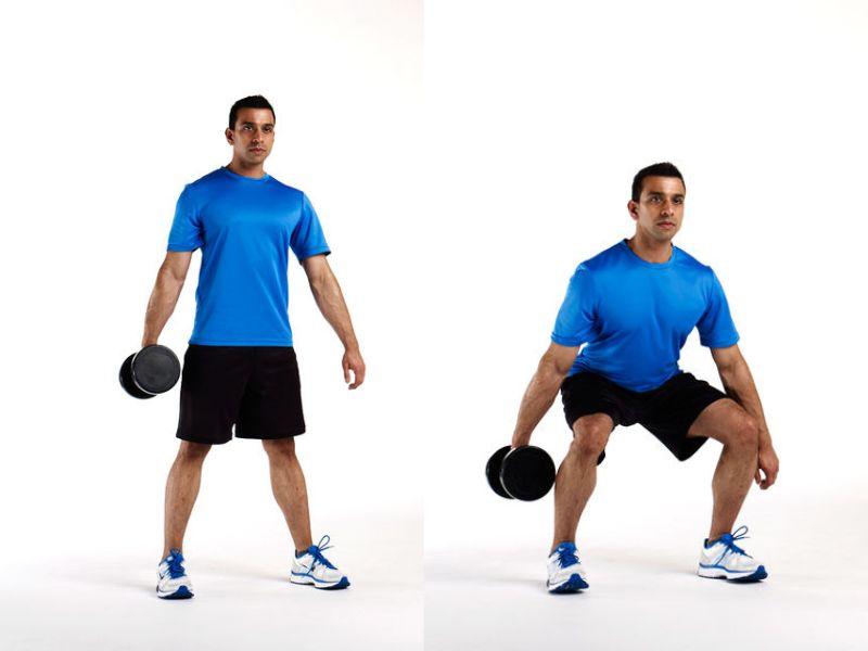 Bài tập Suitcase squat