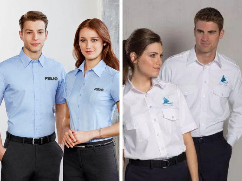 In logo lên áo sơ mi có được không? 5 địa chỉ in uy tín