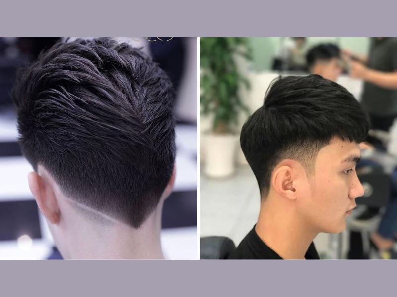Kiểu tóc pompadour gáy nhọn