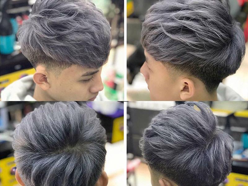 Kiểu tóc layer gáy nhọn Hàn Quốc