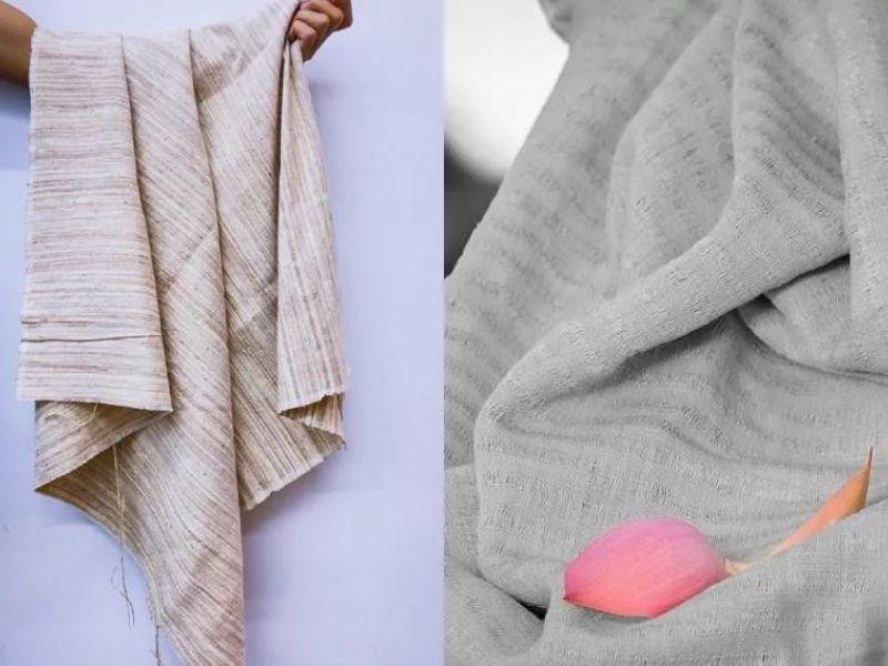 Vải lụa tơ sen mang lại cảm giác mê mẩn khi chạm vào.