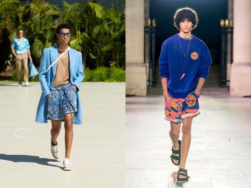 Mặc quần short nam họa tiết phù hợp với từng hoàn cảnh