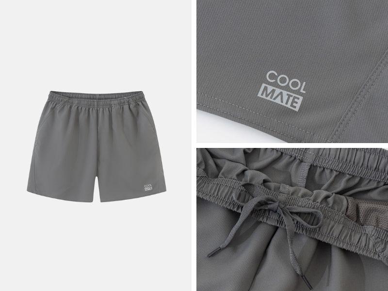 Quần short nam thể thao 5" thoáng khí