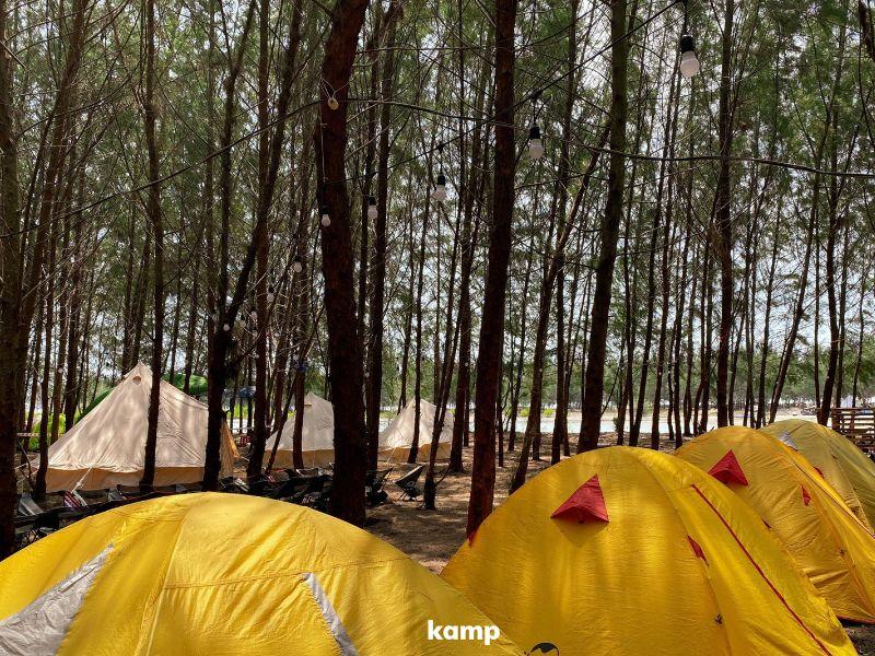 Mẫu mã lều đa dạng tại Kamp