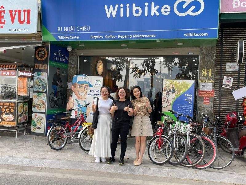 Cửa hàng Wiibike cho thuê xe đạp Hồ Tây