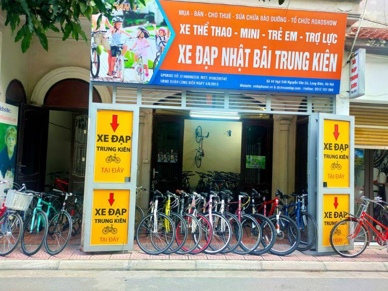 Cửa hàng xe đạp Trung Kiên cho thuê xe đạp Hà Nội