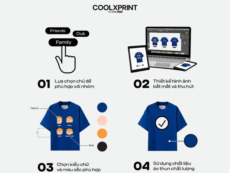 Làm áo nhóm đi biển độc lạ tại Coolxprint - Theo cách riêng của bạn