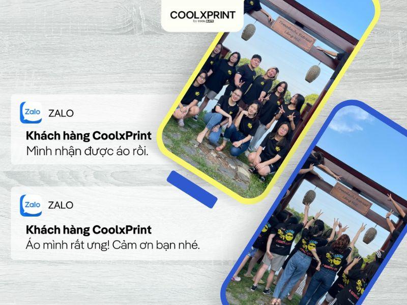 Feedback của khách hàng in áo thun CoolxPrint