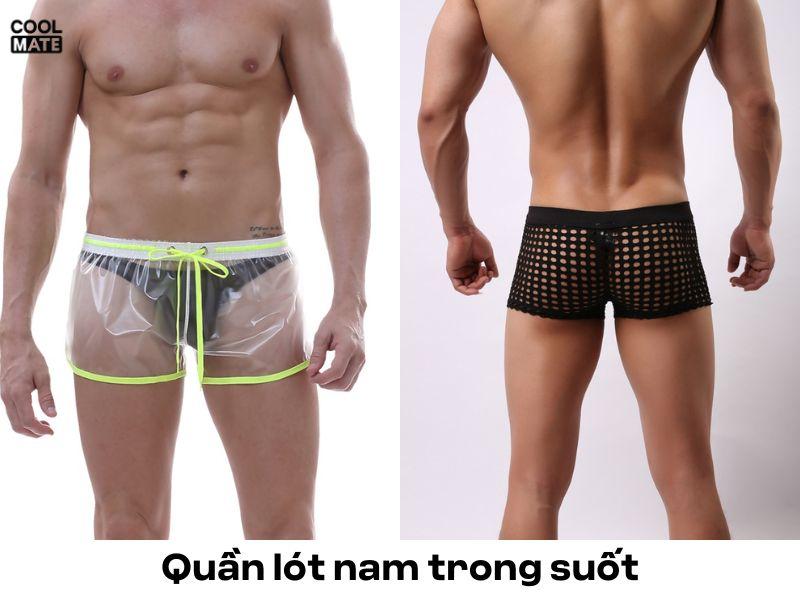 mẫu quần sịp nam độc lạ trong suốt