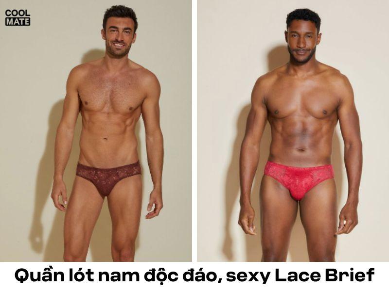 mẫu quần sịp nam độc lạ Lace Brief
