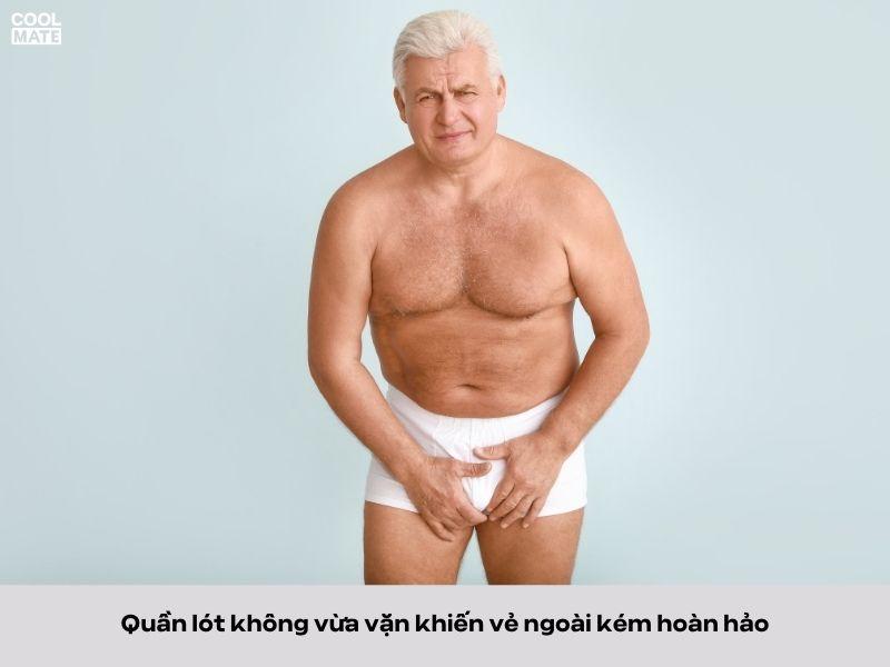 Quần lót không vừa vặn khiến vẻ ngoài kém hoàn hảo