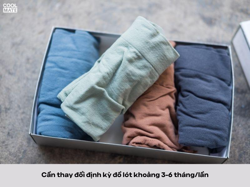 Thay mới quần lót nam định kỳ