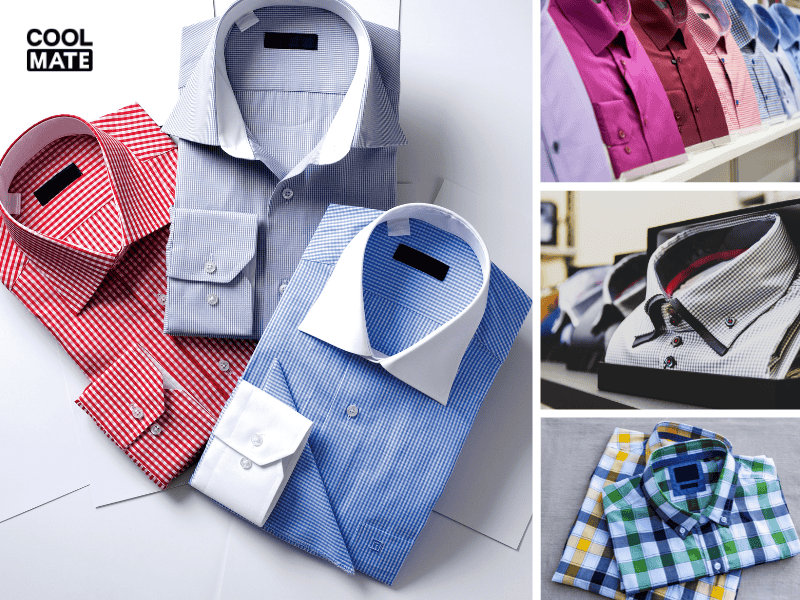 Nhiều mẫu sơ mi đa dạng chờ bạn rinh về