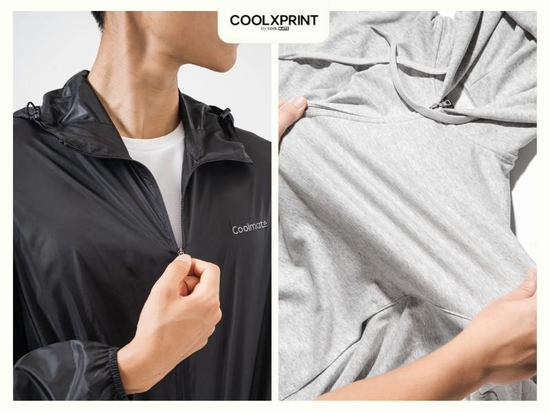 Áo khoác làm từ chất liệu Polyester và Cotton hoàn toàn có thể sử dụng chất tẩy rửa để loại bỏ chữ in