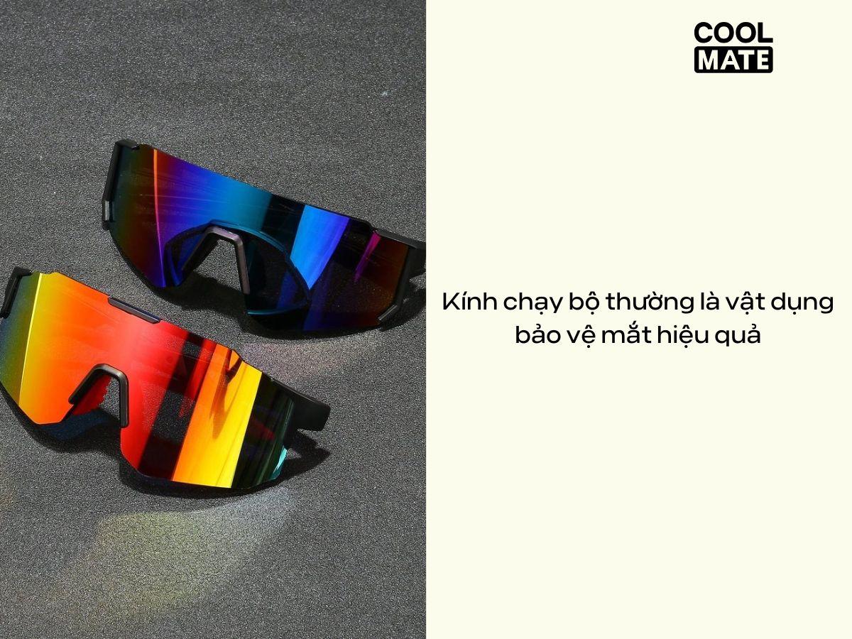 Kính chạy bộ thường là vật dụng bảo vệ mắt hiệu quả