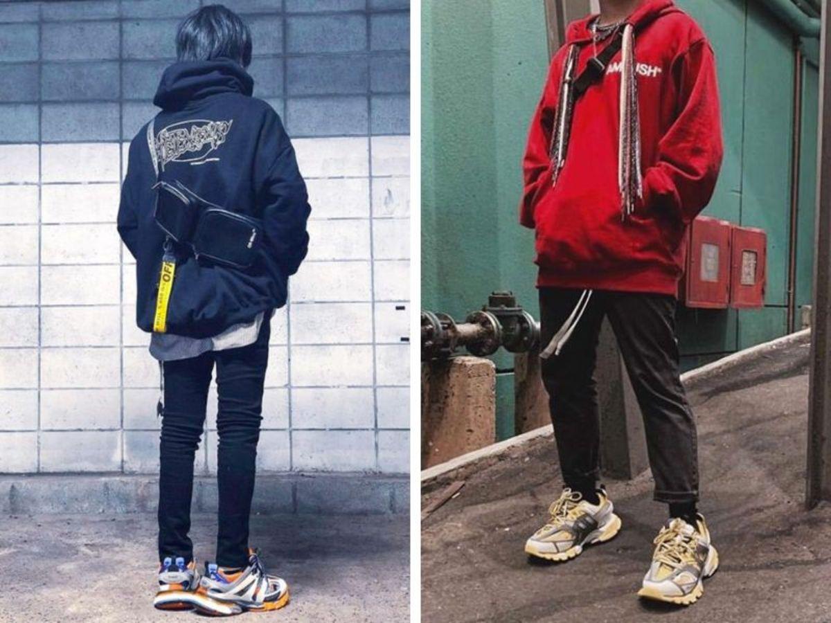 Phối Đồ Vời Giày Balenciaga Nam Cùng Quần Jogger