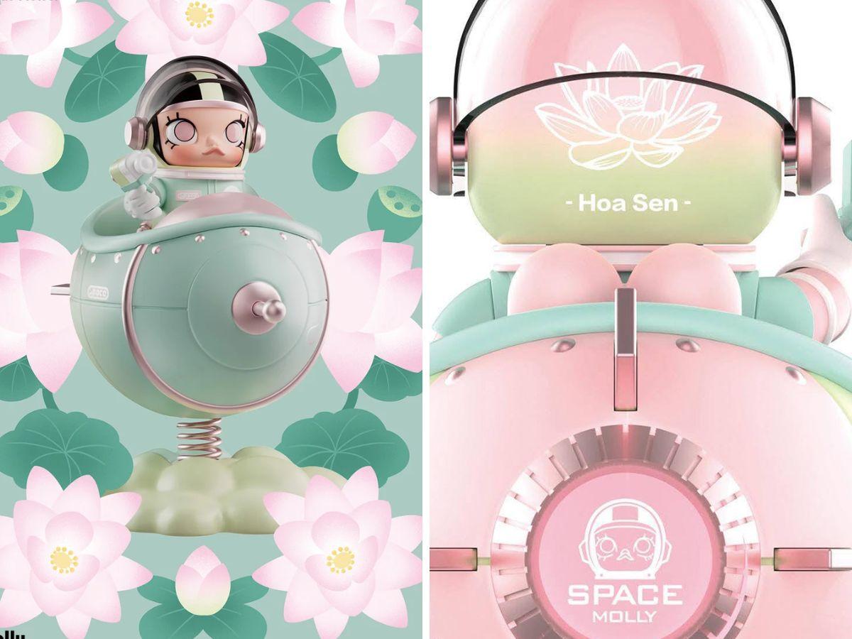 Phiên bản Molly với hình ảnh hoa sen