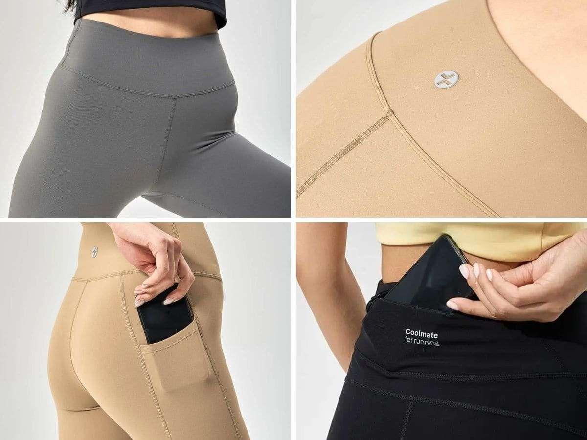 Màu sắc và độ dày của quần legging Coolmate
