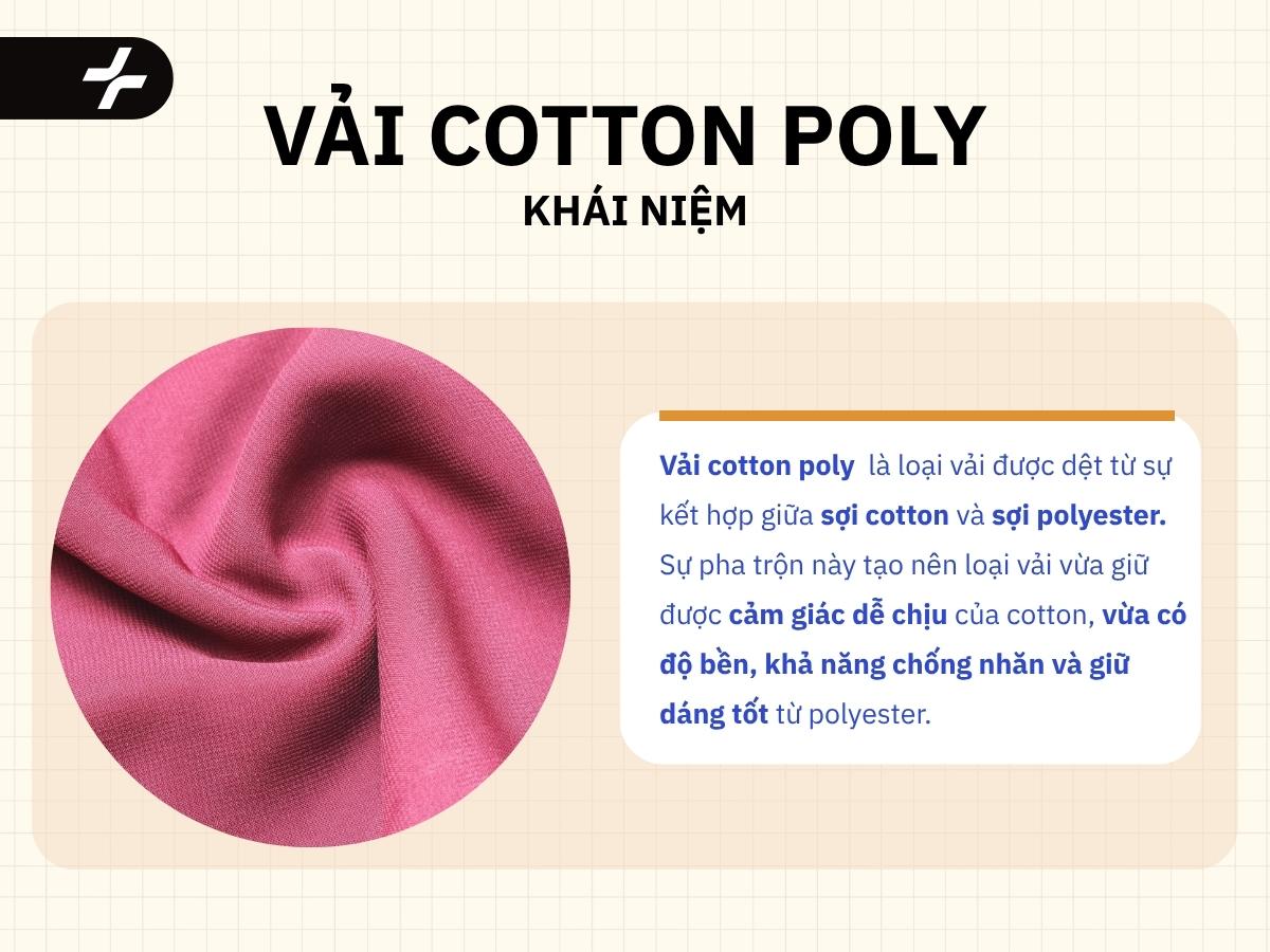khái niệm vải cotton poly
