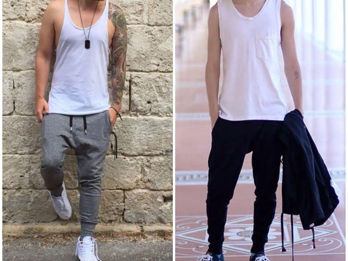 Combo áo ba lỗ và quần jogger là hiện thân của tinh thần athleisure