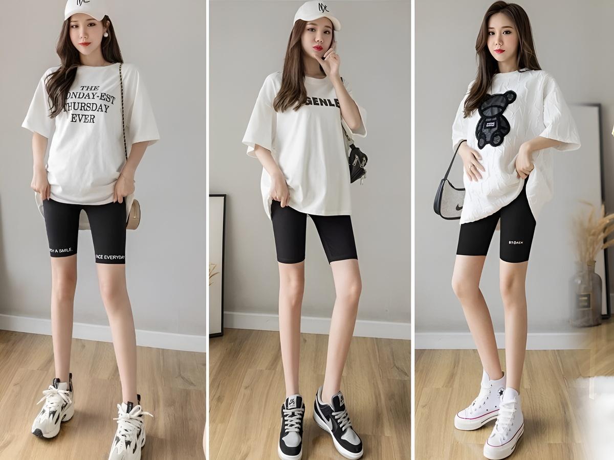 Quần legging dễ phối đồ, tiết kiệm thời gian nghĩ mặc gì mỗi ngày