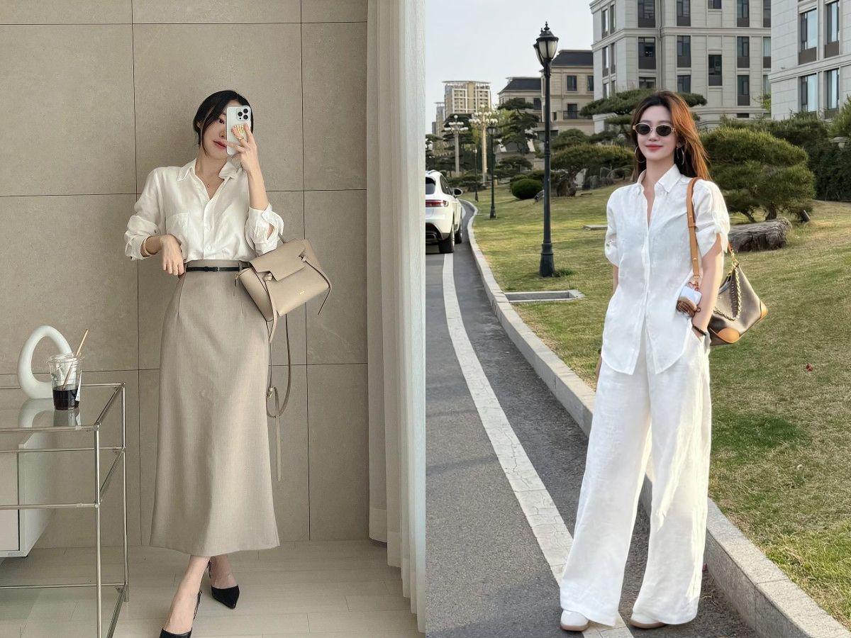 Chiếc áo sơ mi trắng mang vẻ ngoài đơn giản nhưng đặt ra thử thách trong việc lựa chọn nội y phù hợp