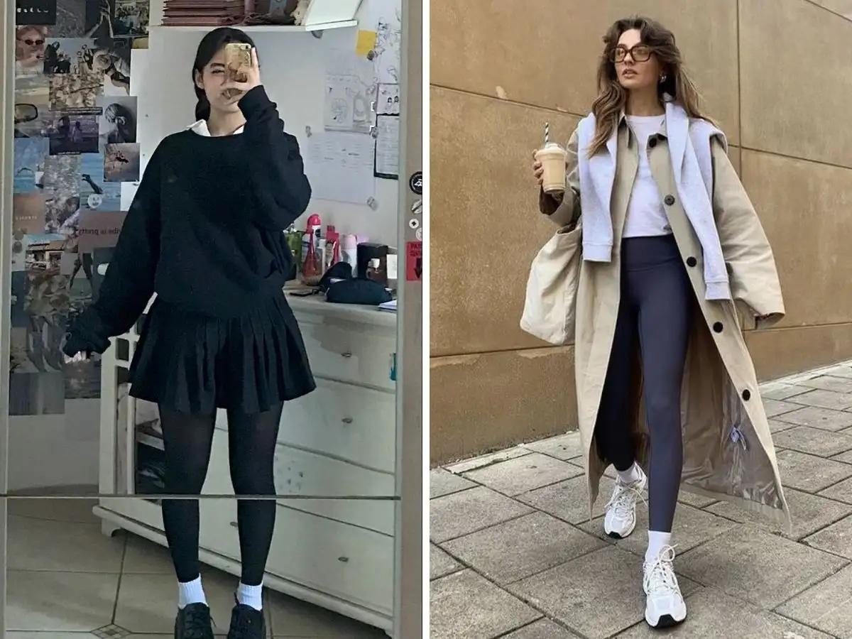 Mẹo chọn quần legging chuẩn để phối với áo dáng dài