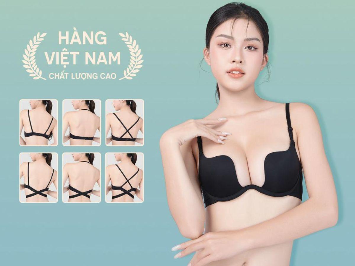 Áo ngực chữ U mặc áo xẻ ngực sâu