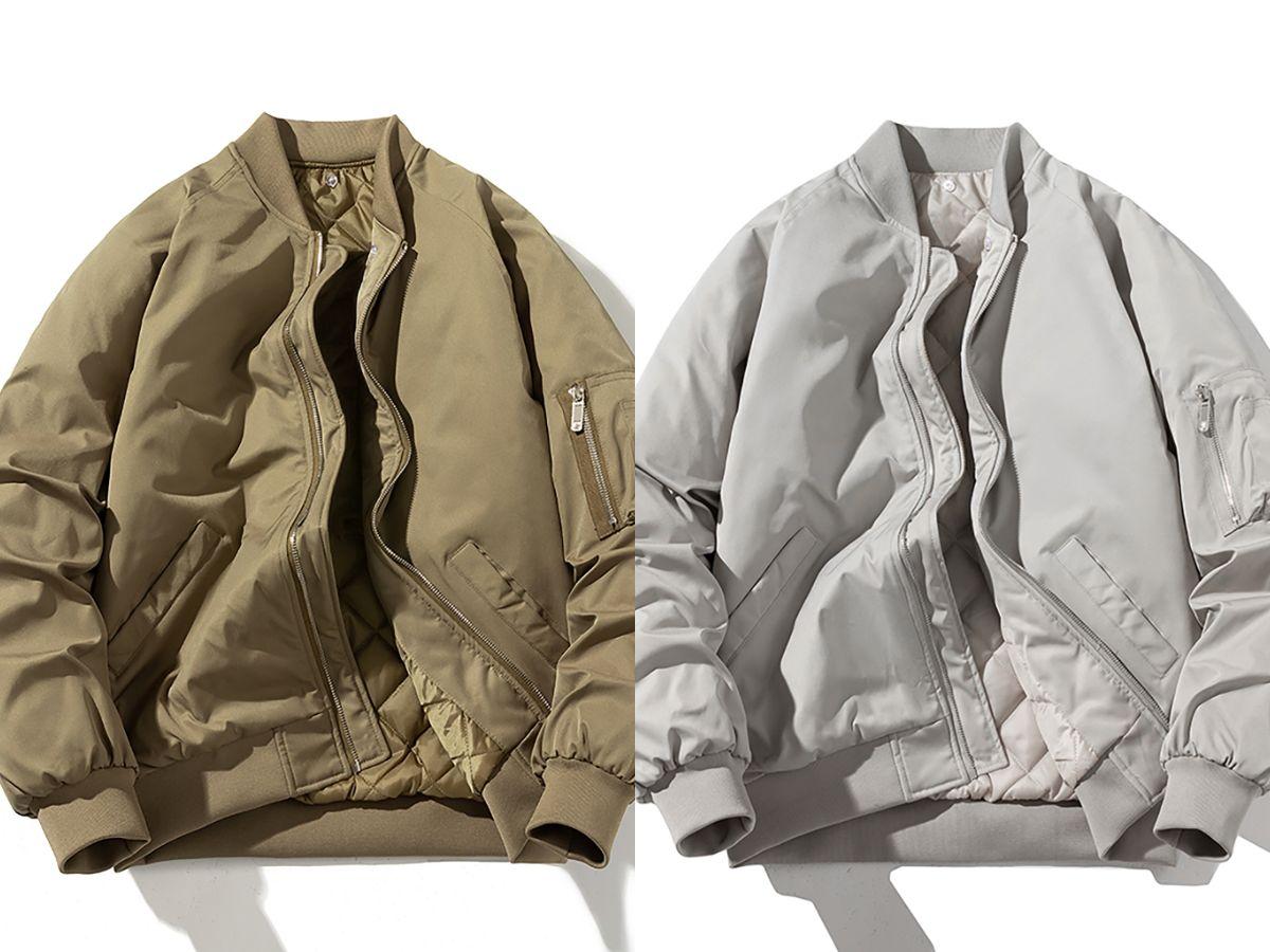 Áo khoác kaki bomber nam năng động