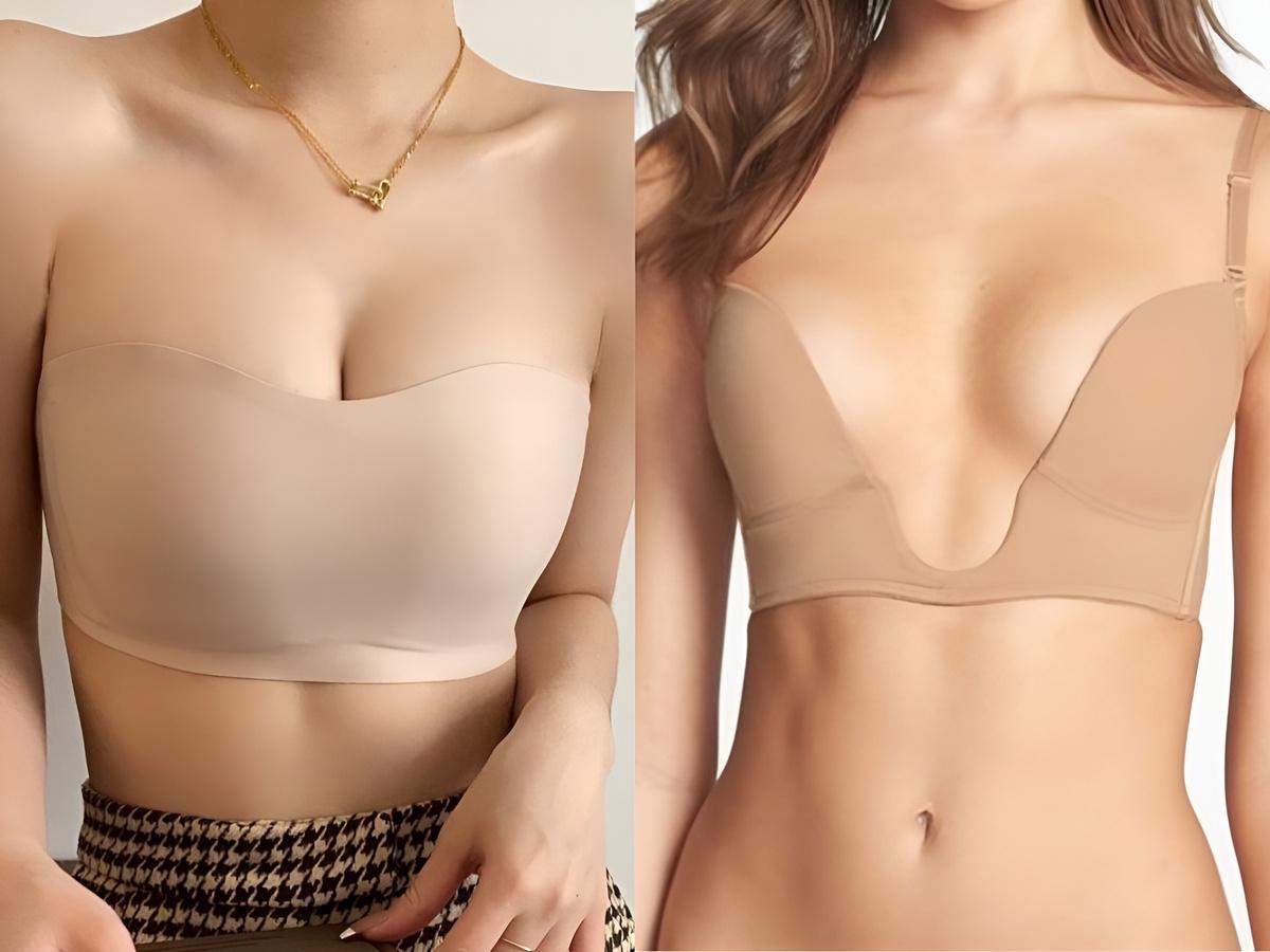 Chọn bra cho áo trắng trễ vai, hở lưng hay khoét sâu