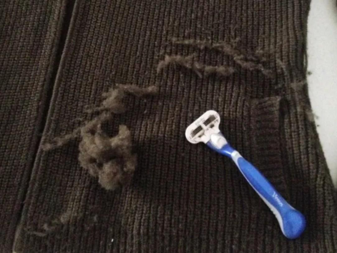 cách xử lí áo len bị xù lông