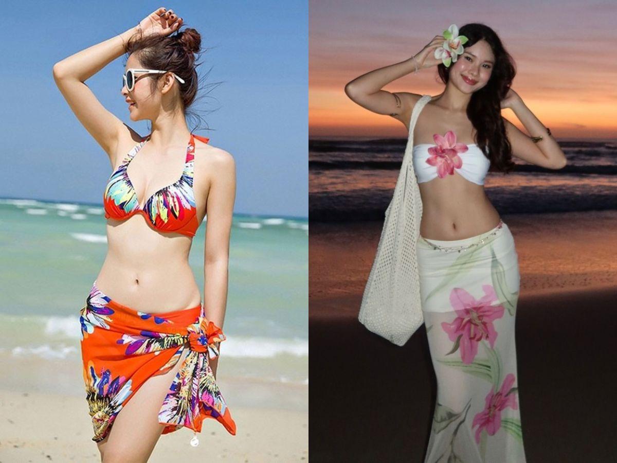 Bra màu nổi hoặc họa tiết nhiệt đới sẽ giúp bạn nổi bật và rất hợp không khí mùa hè