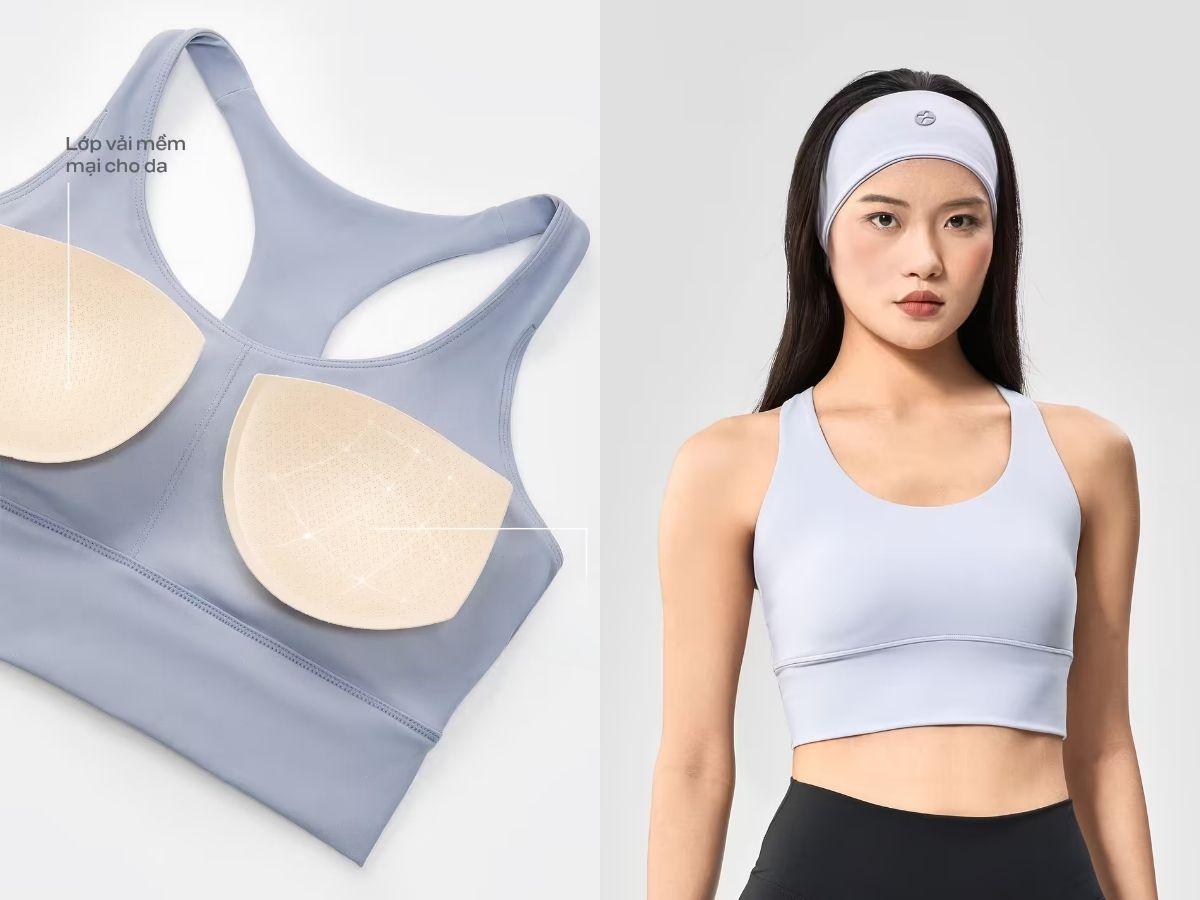 Chất liệu áo bra thể thao Coolmate