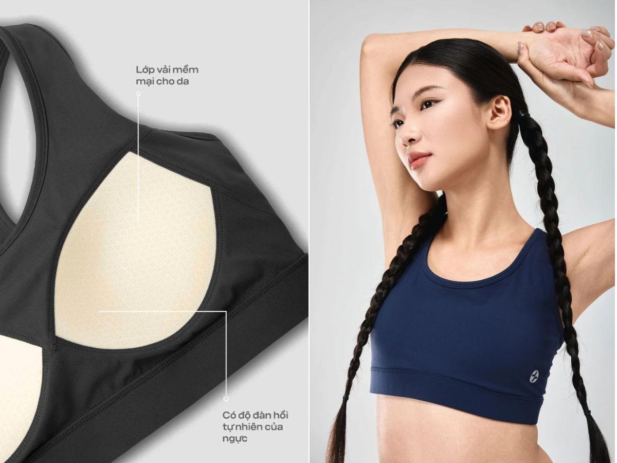 Chất liệu và thiết kế của áo bra thể thao